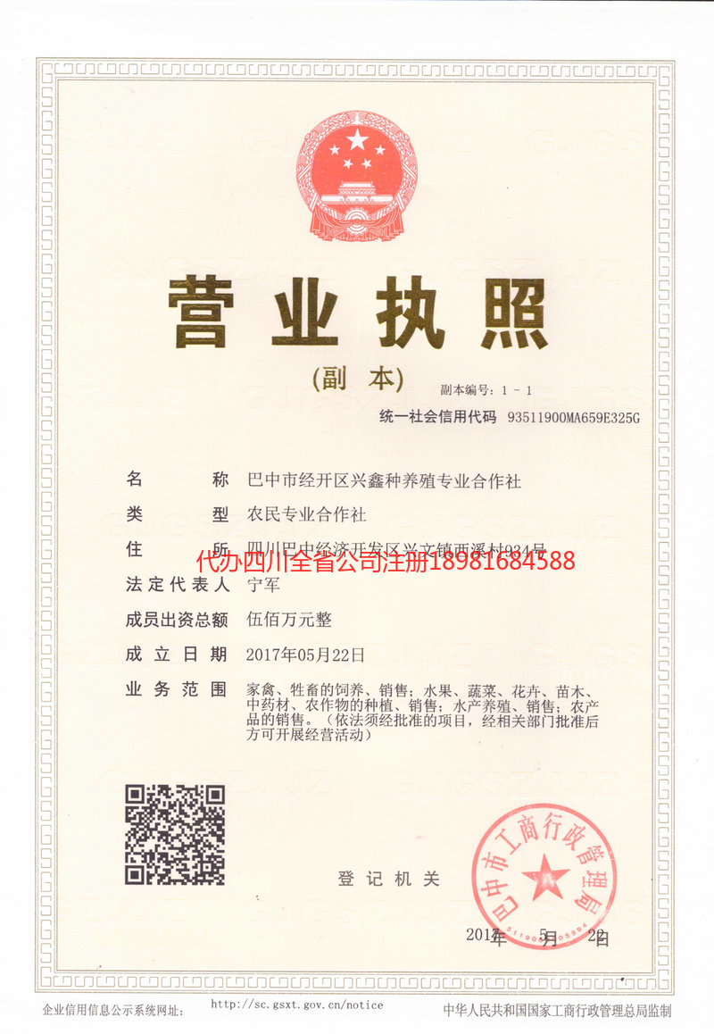 桦甸桦甸兴鑫种养殖专业合作社