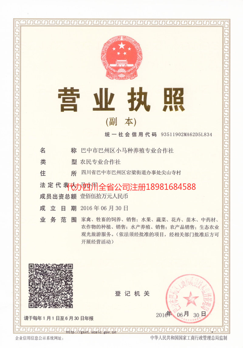 桦甸桦甸小马种养殖专业合作社